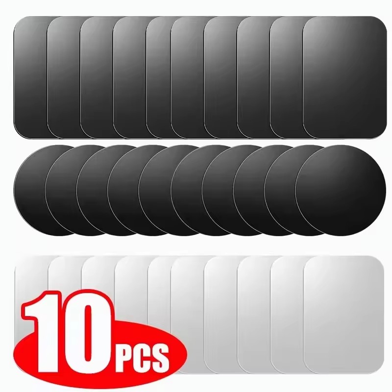 Phone Accessories Holder Car - 5/10 adet Manyetik Metal Plaka Disk