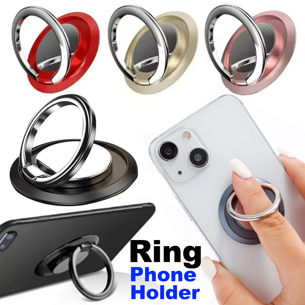 Phone Accessories Holder Car - 360 Derece Dönen Parmak Halkası Telefon