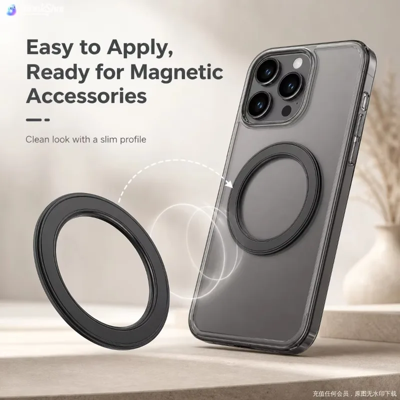 Phone Accessories Holder Car - Magsafe Güçlü Manyetik Halka Telefon Tutucu,