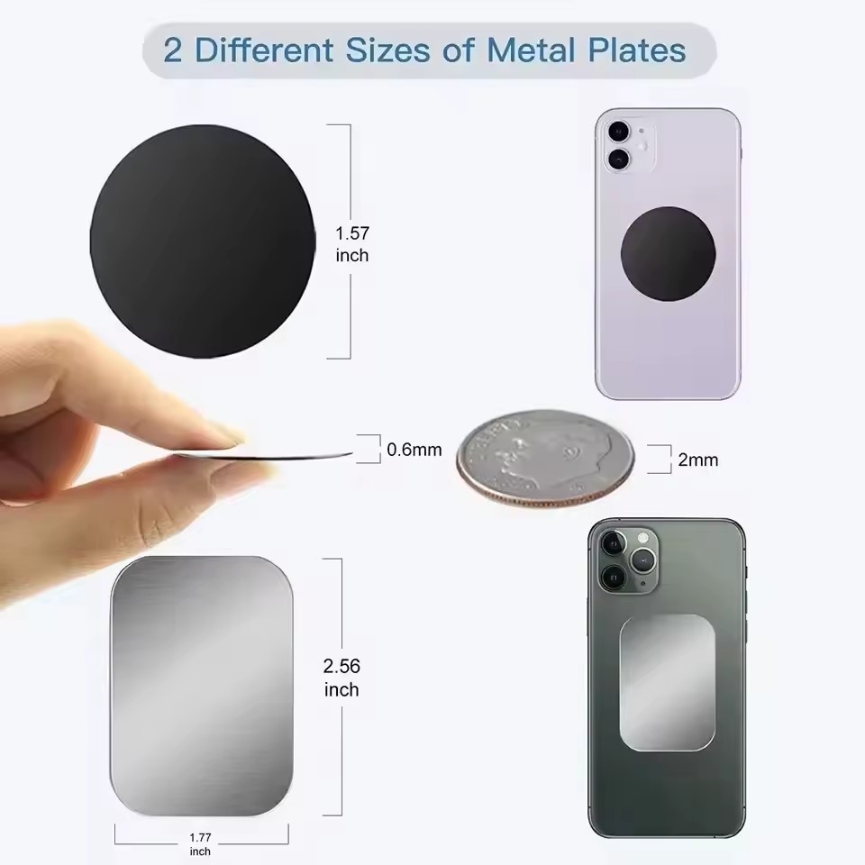 5/10 adet Manyetik Metal Plaka - Phone Accessories Holder Car incelemesi ve fiyatı