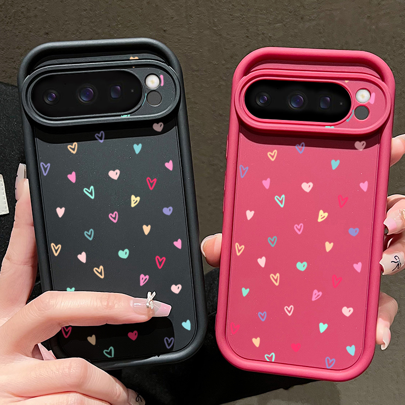 Renkli Küçük Kalpler Desenli Y - Google Pixel 9 Pro incelemesi ve fiyatı