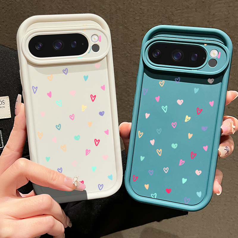 Renkli Küçük Kalpler Desenli Y - Google Pixel 9 Pro incelemesi ve fiyatı